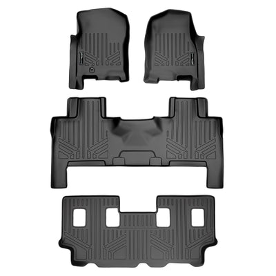 Floor Mats 3 Row Liner Set <br> 07-10 Ford Expedition07-10 Lincoln Navigator