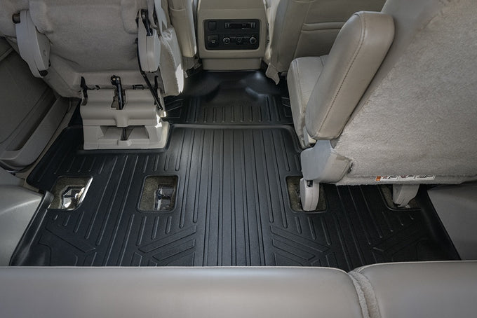 Floor Mats 3 Row Liner Set <br> 11-17 Ford Expedition EL / Lincoln Navigator L
