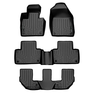 Floor Mats 3 Row Liner Set <br> 16-23 Volvo XC90 (Does not fit Plugin Hybrid)