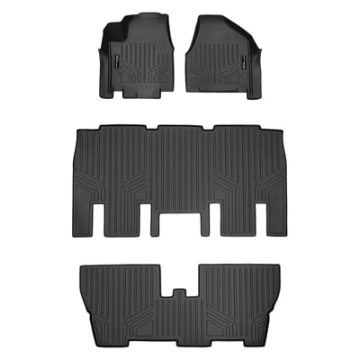 Floor Mats 3 Row Liner Set <br> 17-24 Chrysler Pacifica