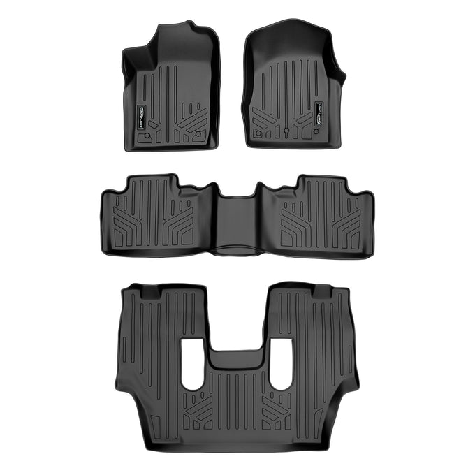 Floor Mats 3 Row Liner Set <br> 13-16 Dodge Durango<br >