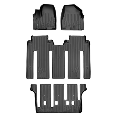 Floor Mats 3 Row Liner Set <br> 15-21 Kia Sedona