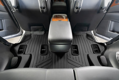 Floor Mats 3 Row Liner Set <br> 11¨C18 QX56/QX80 17¨C18 Armada w/ Front Bucket Seats