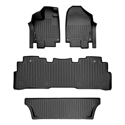 Floor Mats 3 Row Liner Set <br> 18-25 Honda Odyssey