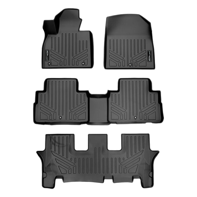 Floor Mats 3 Row Liner Set <br> 20-25 Hyundai Palisade