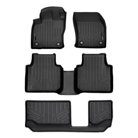 Floor Mats 3 Row Liner Set <br> 18-21 Volkswagen Tiguan