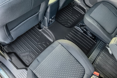 Floor Mats 3 Row Liner Set <br> 14-21 Ford Transit Connect
