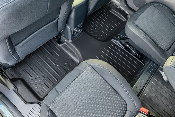 3 Row Floor Liner Set <br> 18-24 Ford Transit Connect With Vinyl Flooring