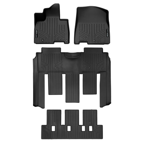 3 Row Floor Liners <br> 22-25 Kia Carnival
