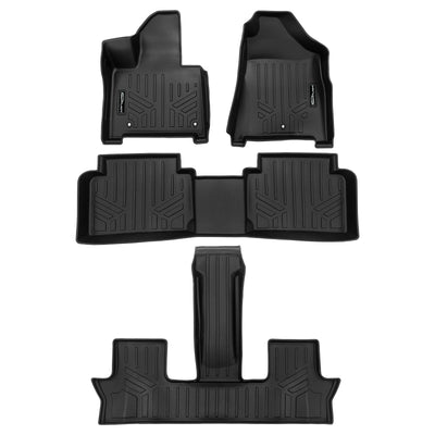 3 Row Floor Liners <br> 24-25 Hyundai Santa Fe