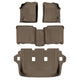 Floor Mats 3 Row Liner Set Tan <br> 12-15 Toyota Fortuner