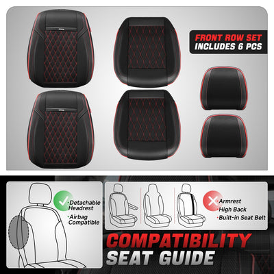 Diamond Series 1st Row Seat Covers