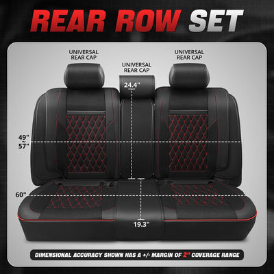 Diamond Series 1st & 2nd Row Seat Covers