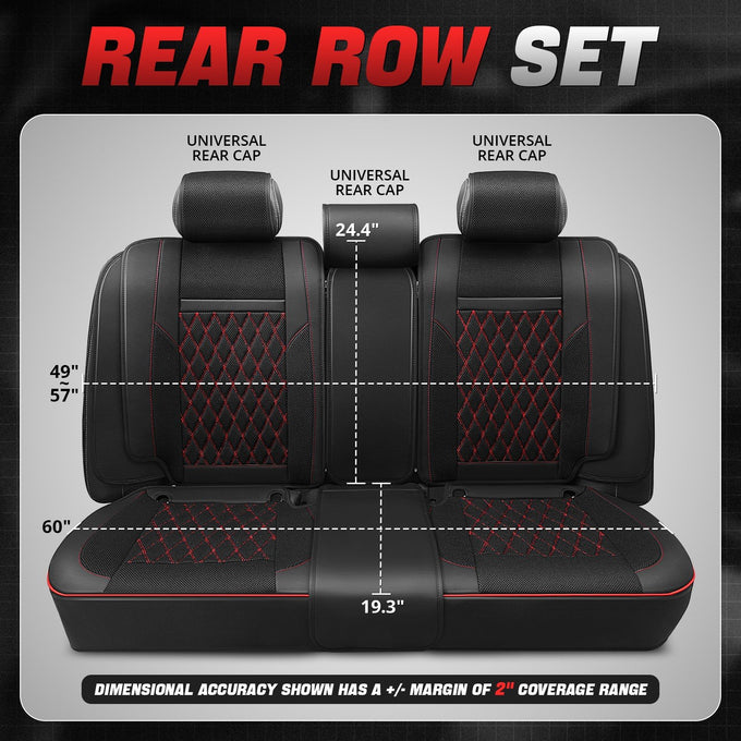 Diamond Series 1st & 2nd Row Seat Covers