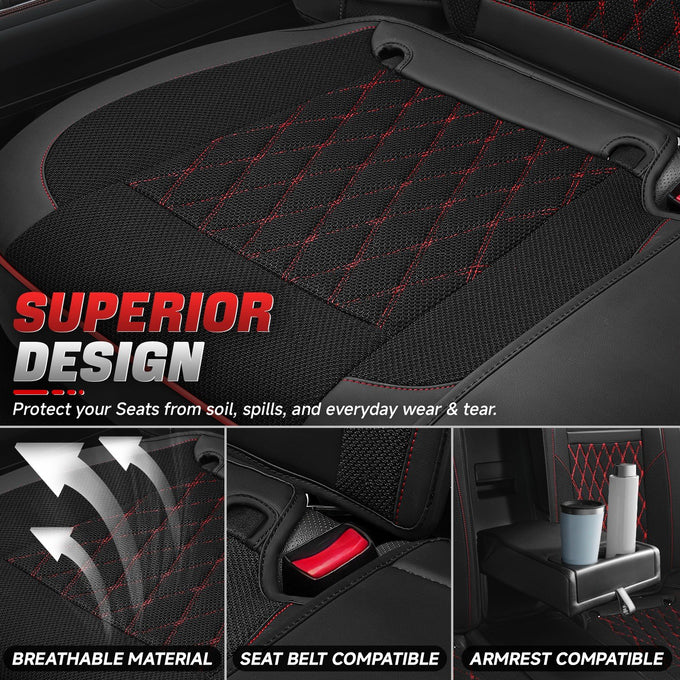 Diamond Series 1st & 2nd Row Seat Covers