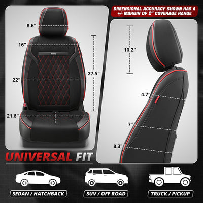Diamond Series 1st & 2nd Row Seat Covers
