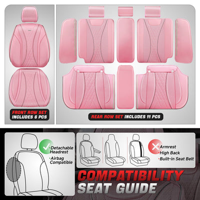 Mermaid Series 1st & 2nd Row Seat Covers