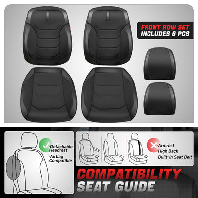 Voris Series 1st & 2nd Row Seat Covers