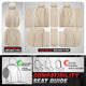 Touring Series 1st & 2nd Row Seat Covers