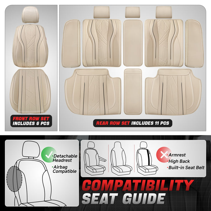 Touring Series 1st & 2nd Row Seat Covers