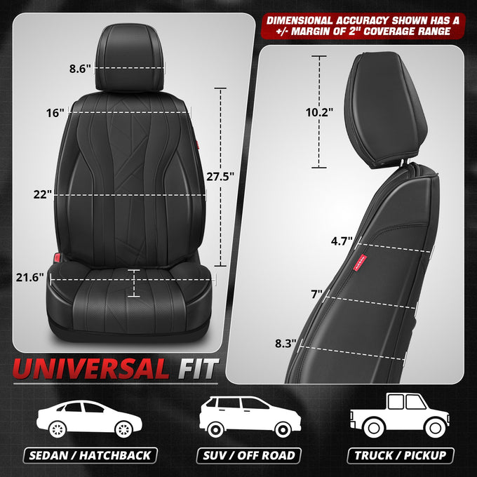 Touring Series 1st & 2nd Row Seat Covers