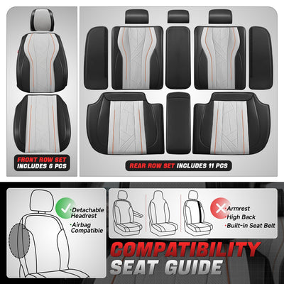 Touring Series 1st & 2nd Row Seat Covers