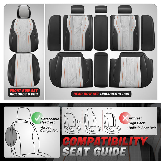Touring Series 1st & 2nd Row Seat Covers