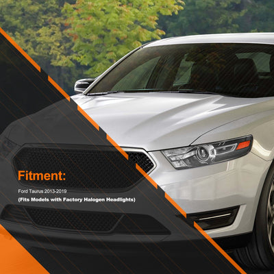 OE Style Black Housing  Projector Headlights <br> 13-19 Ford Taurus