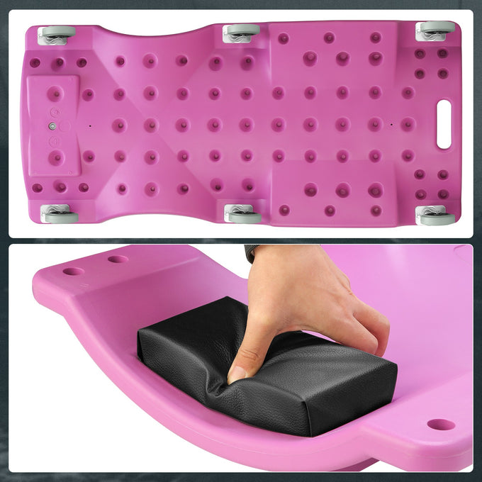 40 in. L Portable Rolling Creeper w/Headrest <br> Dimension (in.): 40 L X 18.5 W X 4.3 H
