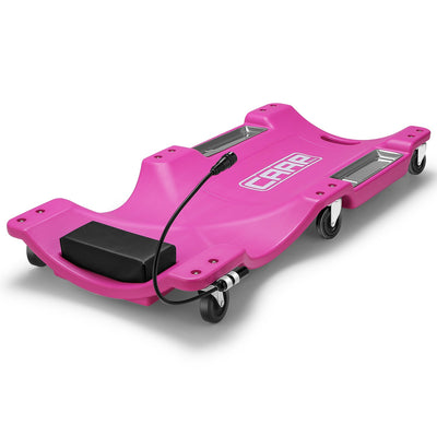 40 in. L Rolling Plastic Creeper <br> Dimension (in.): 40 L X 18.6 W