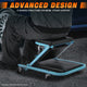 40 in. L 2-IN-1 Folding Rolling Car Creepers & Seat <br> Dimension (in.): 40 L X 17.32 W X 4.72 H