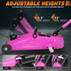 2 Ton Hydraulic Trolley Floor Jack w/Swivel Casters <br> Built-in overload safety valve