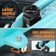 2 Ton Hydraulic Trolley Floor Jack w/Swivel Casters <br> Built-in overload safety valve