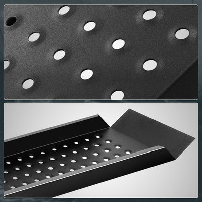 Versatile Anti-slip Arched steel loading Ramps <br> Dimensions (in.): 63 L x 8.86 W x 7.57 H