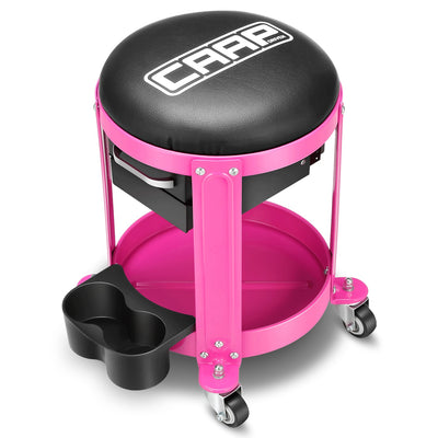 Mechanic Rolling Tool Seat w/Drawer Toolbox <br> Drawer Measures(in.): 5.5 W x 9.5 L x 1.75 H