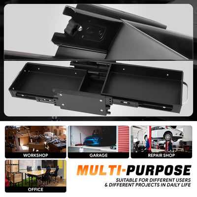 Mechanic Rolling Tool Seat w/Drawer Toolbox <br> Drawer Measures(in.): 5.5 W x 9.5 L x 1.75 H