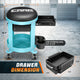 Mechanic Rolling Tool Seat w/Drawer Toolbox <br> Drawer Measures(in.): 5.5 W x 9.5 L x 1.75 H