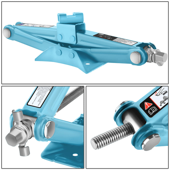1.5 Ton Scissor Lift Jack <br> W/ Ratchet Wrench