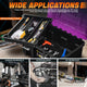 2-in-1 Portable Tool Box Set (Removable Trays) <br>Outer Dimensions( in.): 17.32 L x 12.99 W x 18.5 H