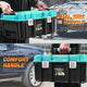 2-in-1 Portable Tool Box Set (Removable Trays) <br>Outer Dimensions( in.): 17.32 L x 12.99 W x 18.5 H