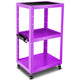 3-Layer Utility Steel Media AV Cart <br> 25 In. x18 In. x24 In. -42 In.