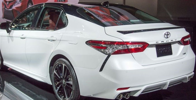 OE Style Unpainted Rear Spoilers Set <br> 18-22 Toyota Camry