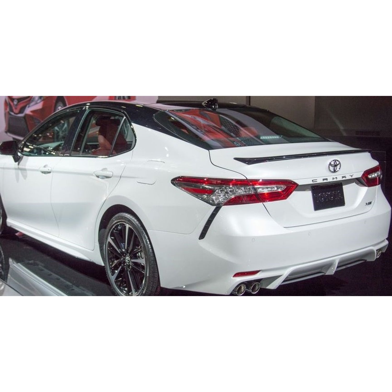OE Style Painted Rear Spoilers Set <br> 18-22 Toyota Camry