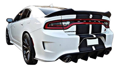 Custom Style Unpainted Rear Spoilers Set <br> 15-23 Dodge Charger