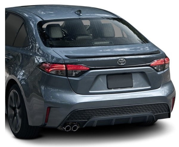 OE Style Unpainted Rear Spoilers Set <br> 20-22 Toyota Corolla