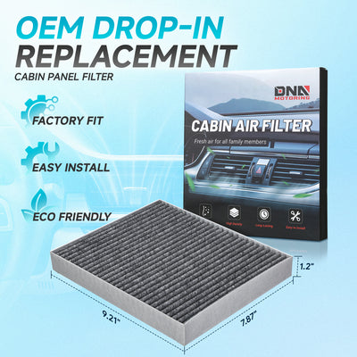 Front Right White Cabin Air Panel Filter <br> 22-23 Chevrolet Captiva, 16-20 Buick Encore