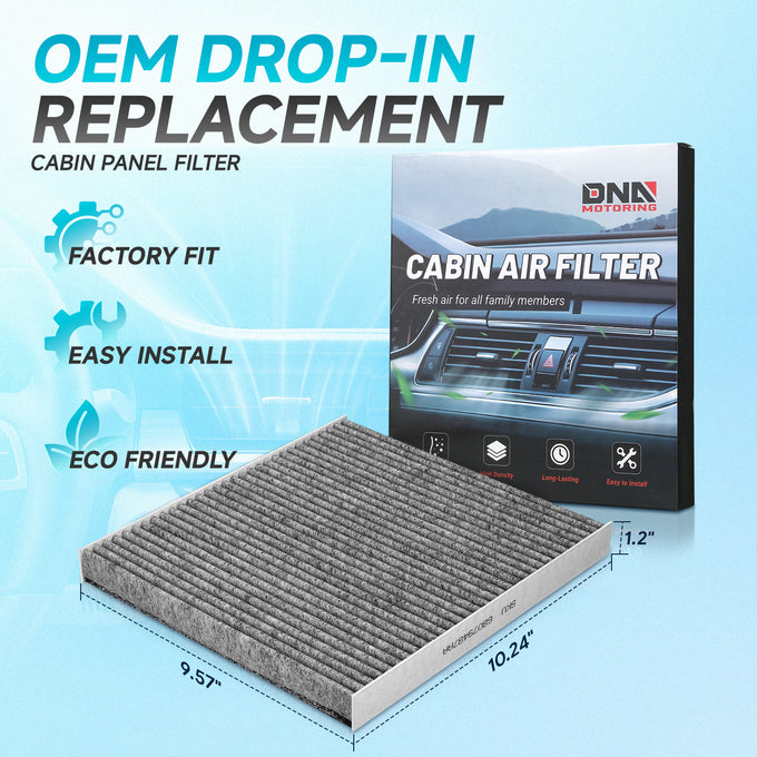 Front Right White Cabin Air Panel Filter <br> 11-23 Dodge Durango, 11-22 Jeep Grand Cherokee WK