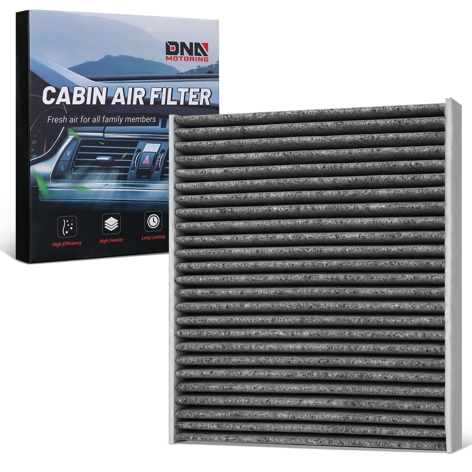 Front Right White Cabin Air Panel Filter <br> 18-23 Toyota Camry, 16-24 Lexus RX350