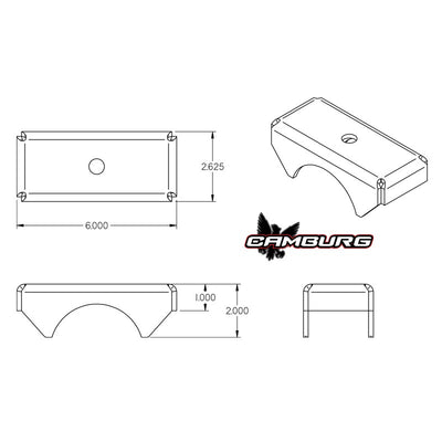 Leaf Spring Axle Perches - 3.50 in. OD <br>Universal