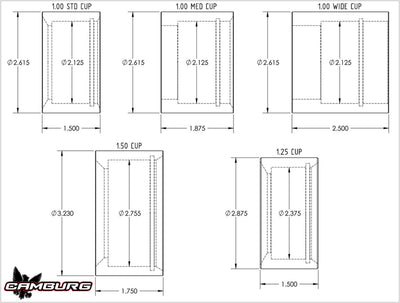 1.50 in. 4130 Uniball Cup <br>Universal